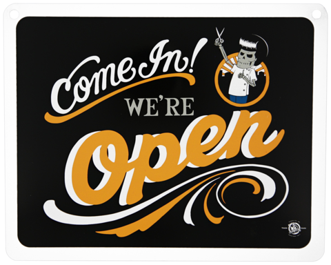 Suavecito Classic Open/Closed Metal