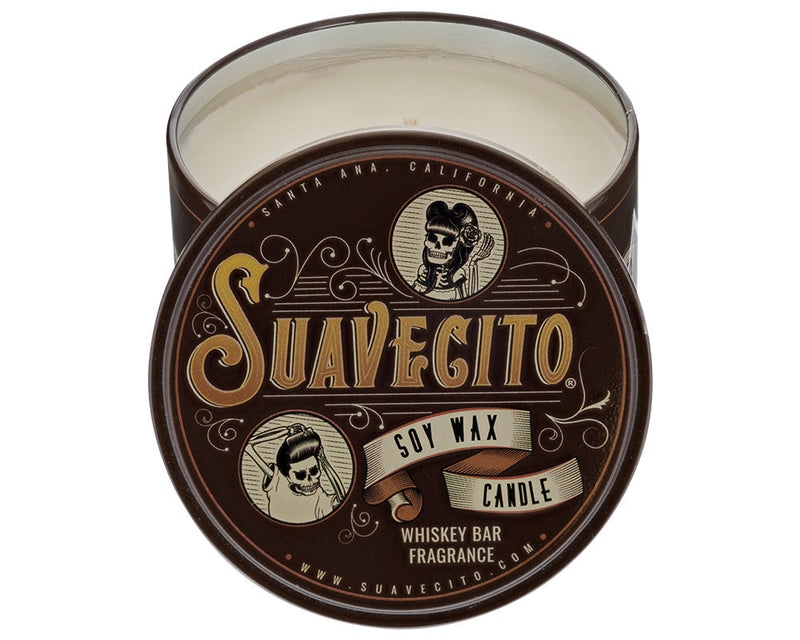 Suavecito Soy Wax Candle Whisky bar